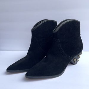Marc Fisher LTD Womens Rippa Suede Ankle Booties